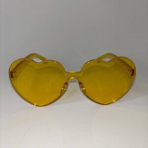 Taylor Swift Original Yellow Heart Shaped Lover Sunglasses Hearts